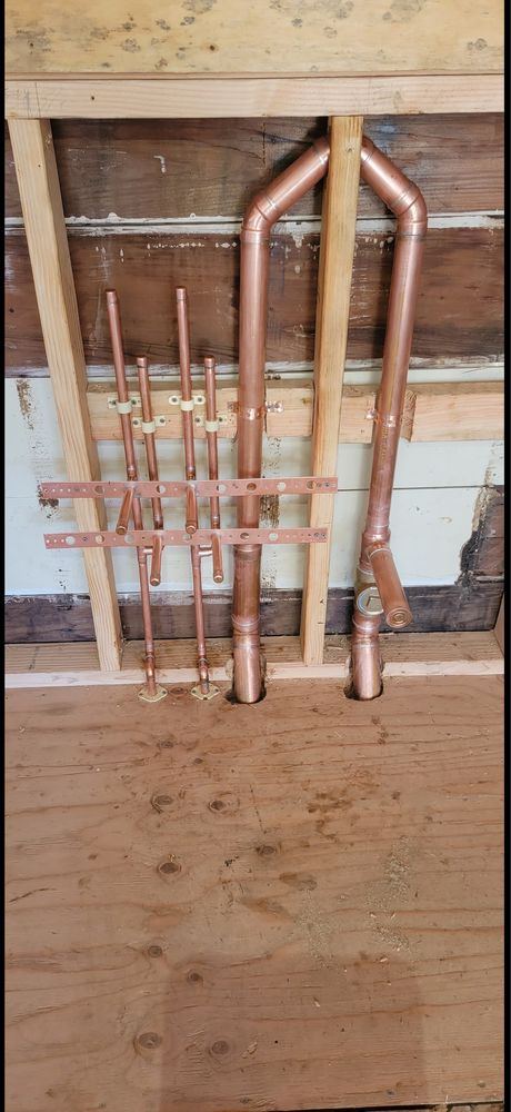 Custom copper manifold