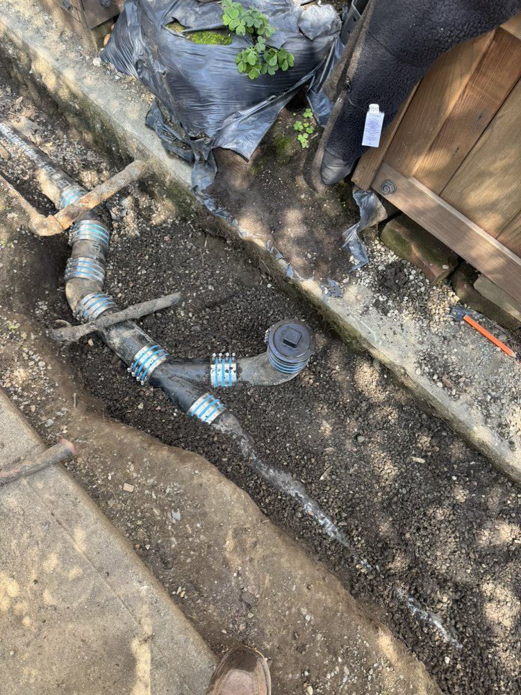 Main water line trenching